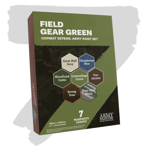 The Army Painter: Combat Se7ens: Field Gear Green Paint Set