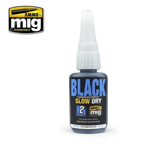 Black Slow Dry Cement (21 g)