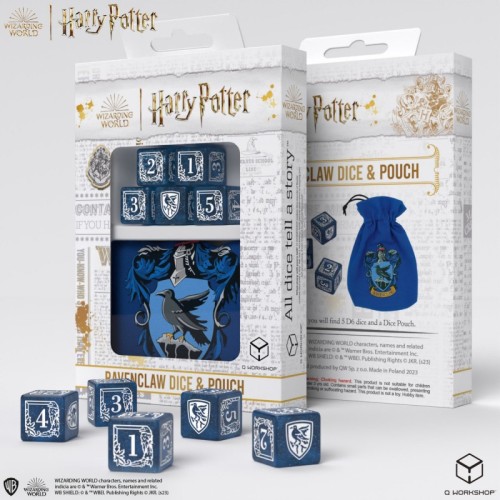 QW: Kości Harry Potter Ravenclaw + Woreczek