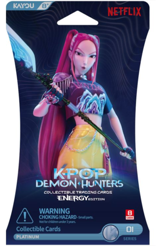 K-pop Demon Hunters - Platinum Sleeved Booster