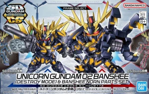 SD Cross Silhouette Unicorn Gundam 02 Banshee & Banshee Norn Parts Set 