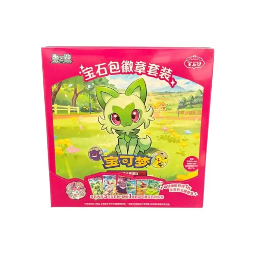 Pokemon TCG:  Gem Pack Badge Set Box (CHI)