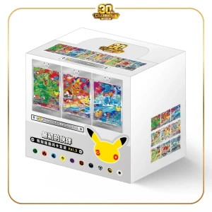 Pokémon TCG: 30th Anniversary – First Partner Special Illustration Card Set Vol. 3 Display (CHI)