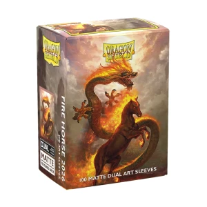 Dragon Shield Standard Matte Dual Art - Fire Horse 2026