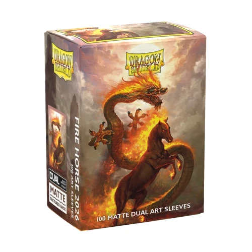 Dragon Shield Standard Matte Dual Art - Fire Horse 2026