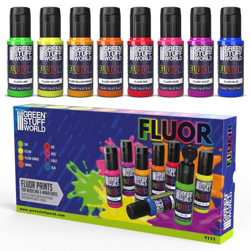 GSW Fluor Paints Set