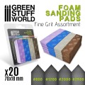 GSW Foam Sanding Pads - Fine Grit Assortment