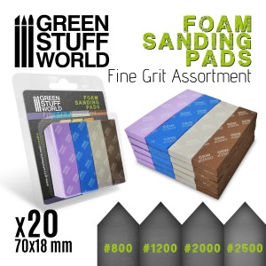 GSW Foam Sanding Pads - Fine Grit Assortment