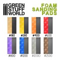GSW Foam Sanding Pads - Fine Grit Assortment