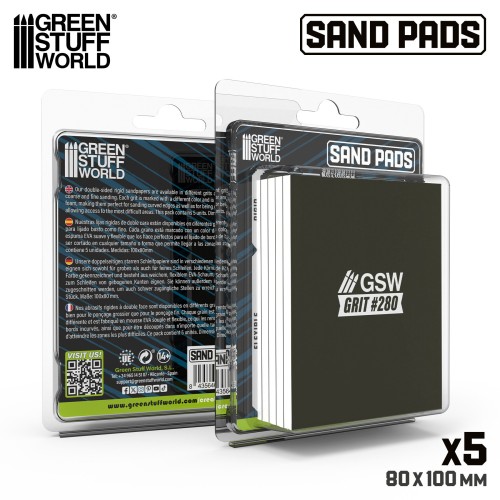 GSW Rigid Sanding Pads 280 grit