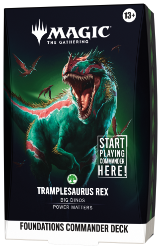 MtG Foundations: Commander Deck - Tramplesaurus Rex