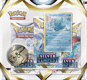 Pokémon TCG: Silver Tempest 3-Pack Blister MANAPHY