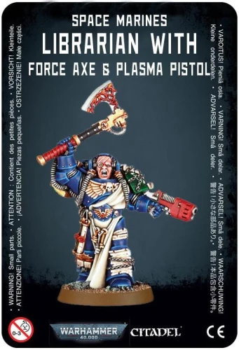 Librarian with Force Axe & Plasma Pistol