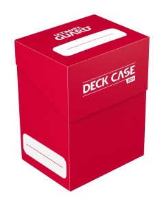 Deck Case 80+ Standard Size Red