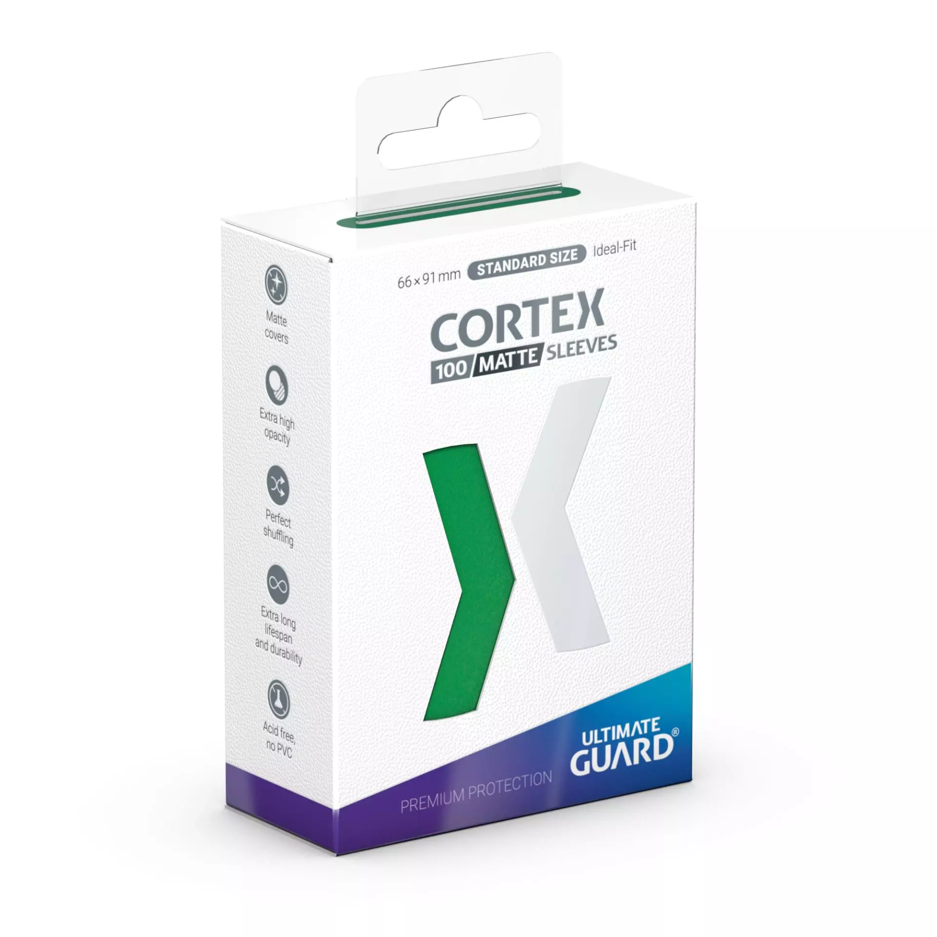 Ultimate Guard Cortex Sleeves Green Matte