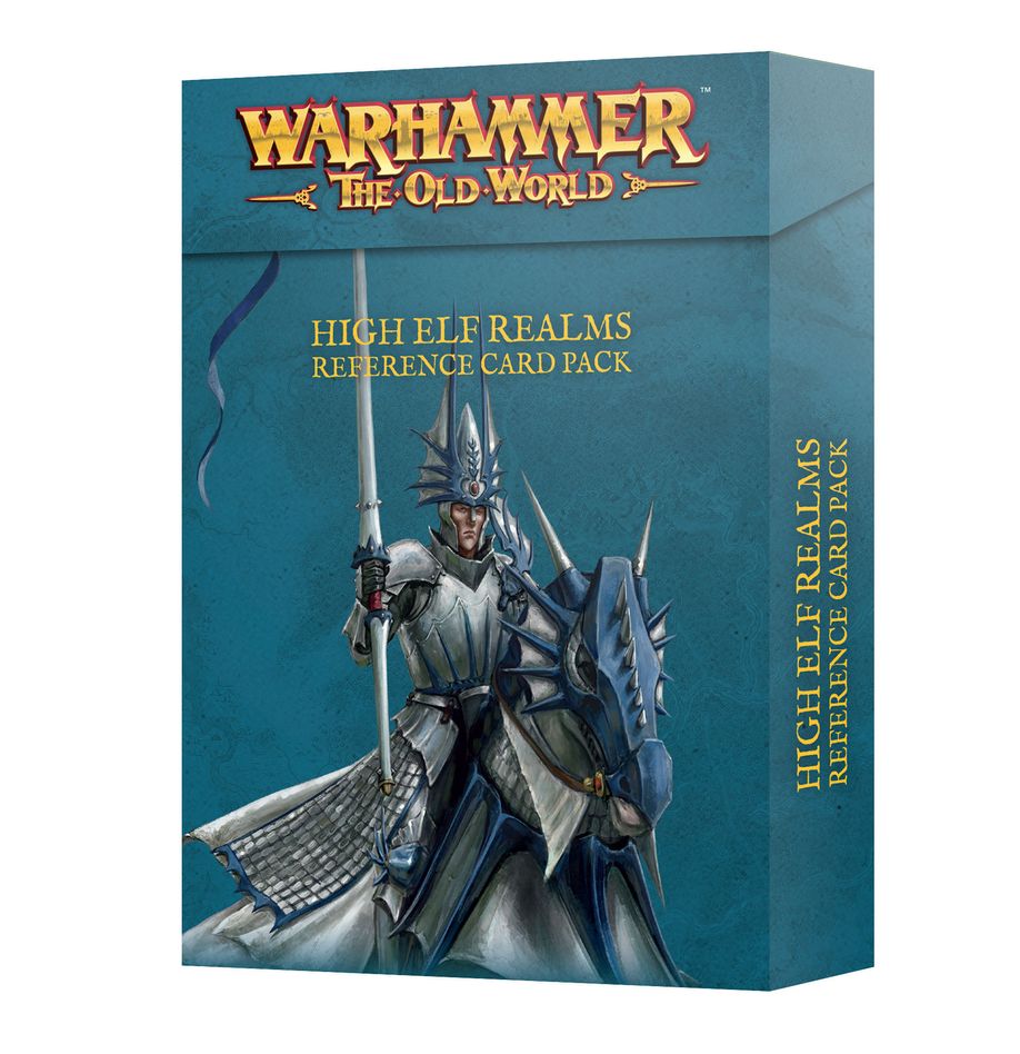 High Elf Realms Reference Card Pack